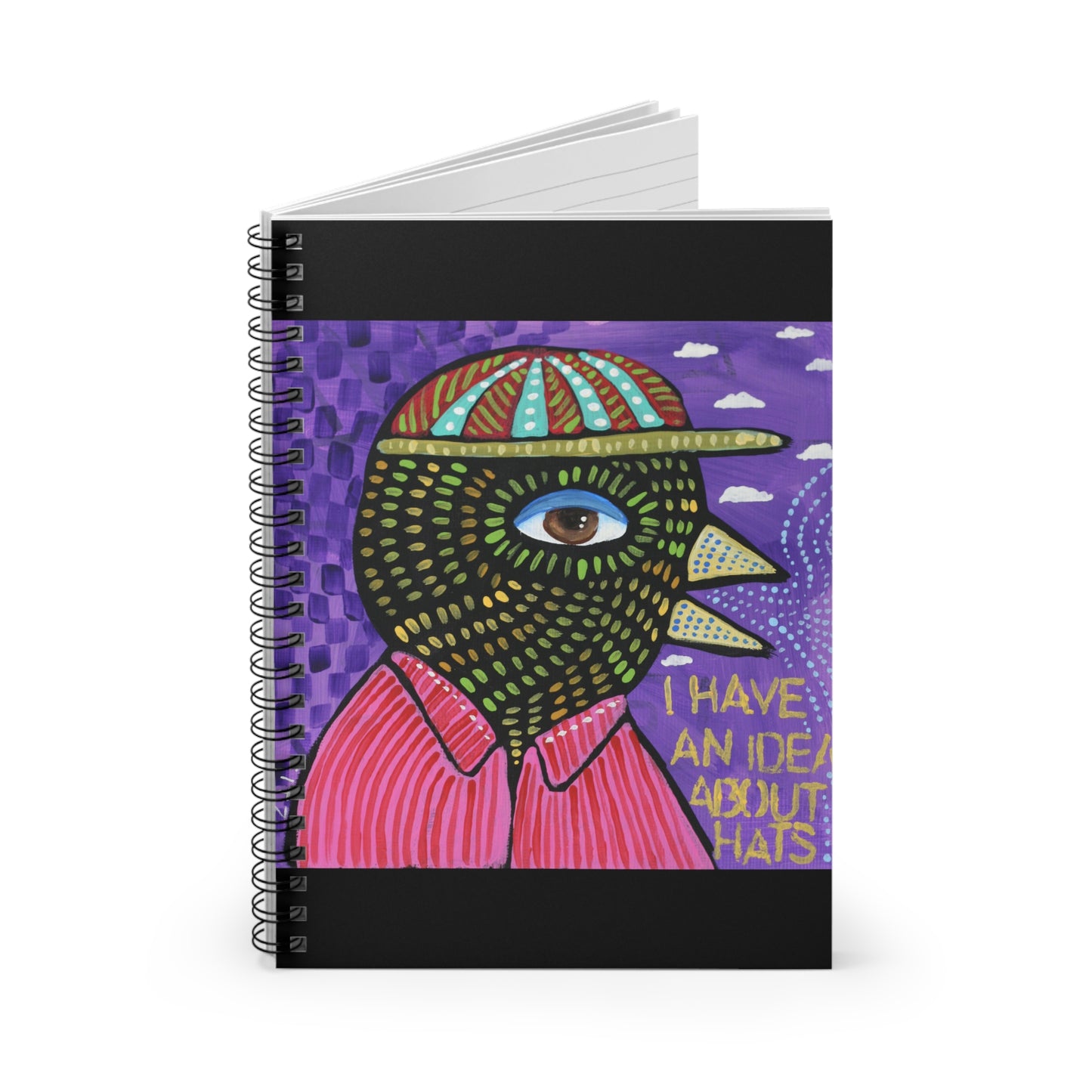 I Have An Idea About Hats Spiral Notebook