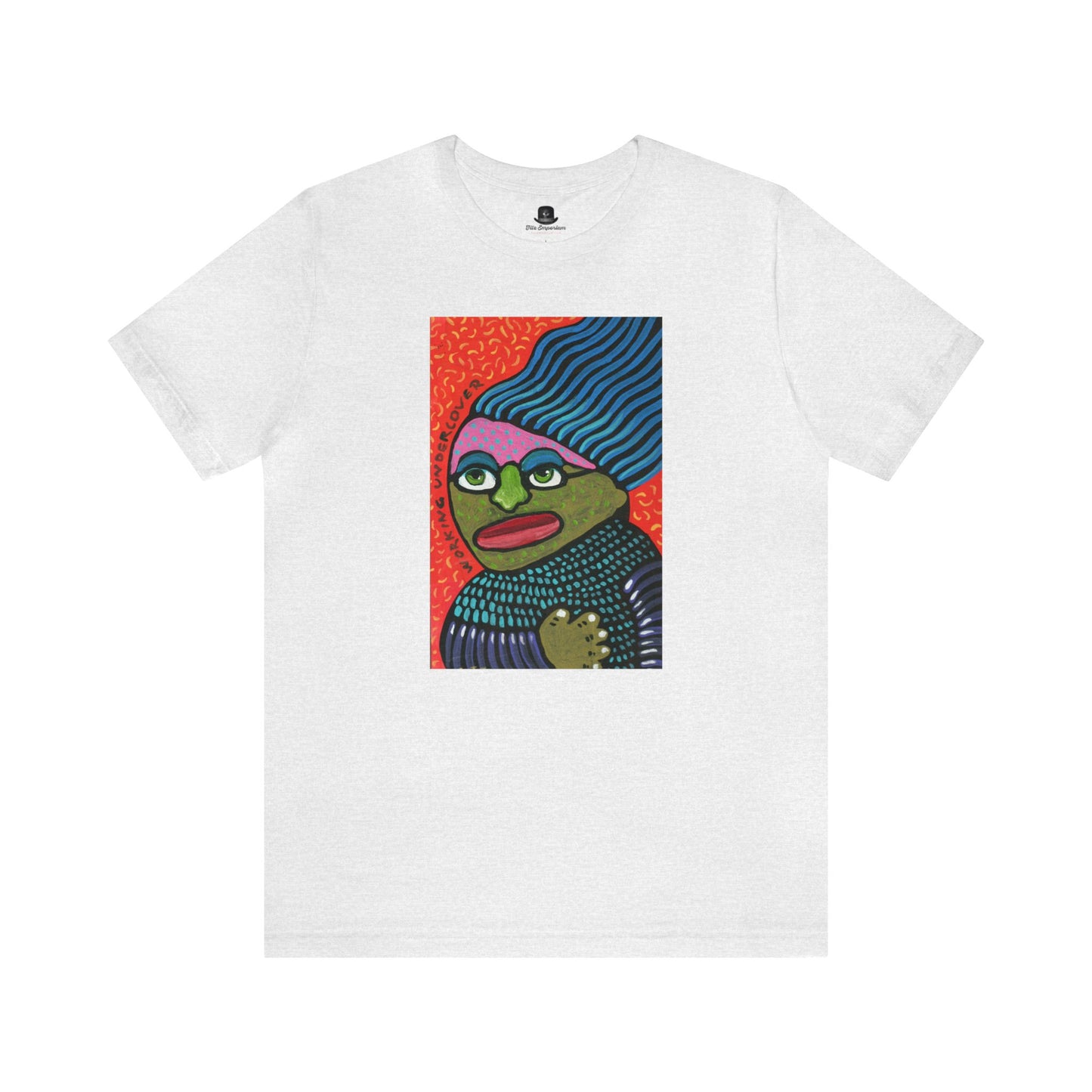 Working Undercover painting short sleeve tee