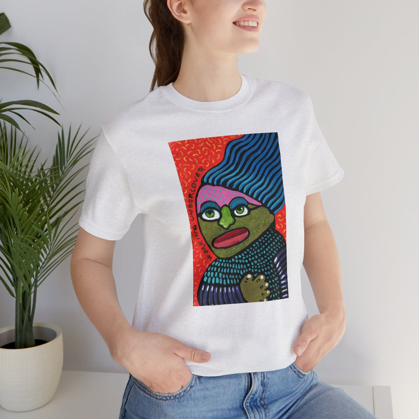 Working Undercover painting short sleeve tee