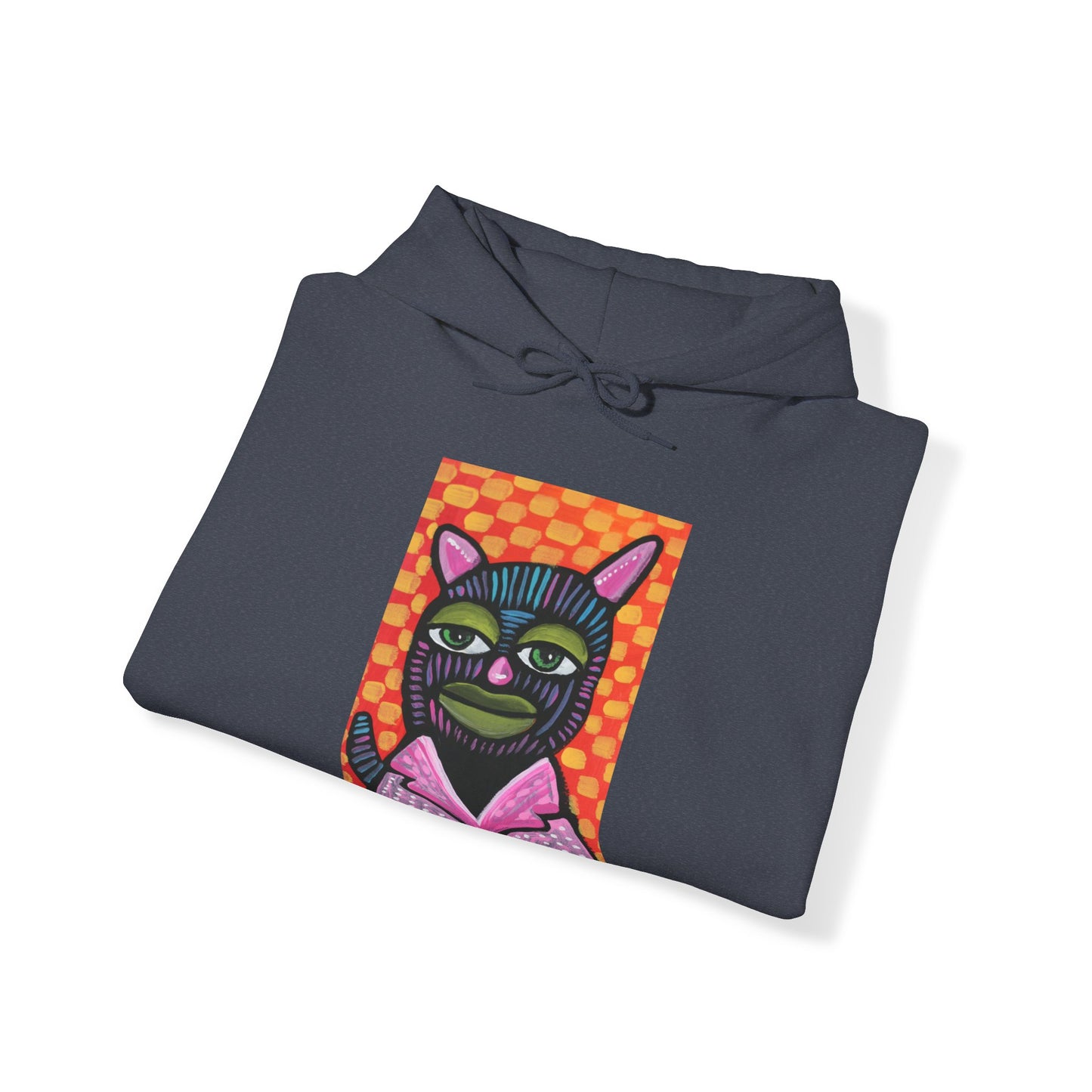 Cool Cat Unisex Heavy Blend™ Hooded Sweatshirt