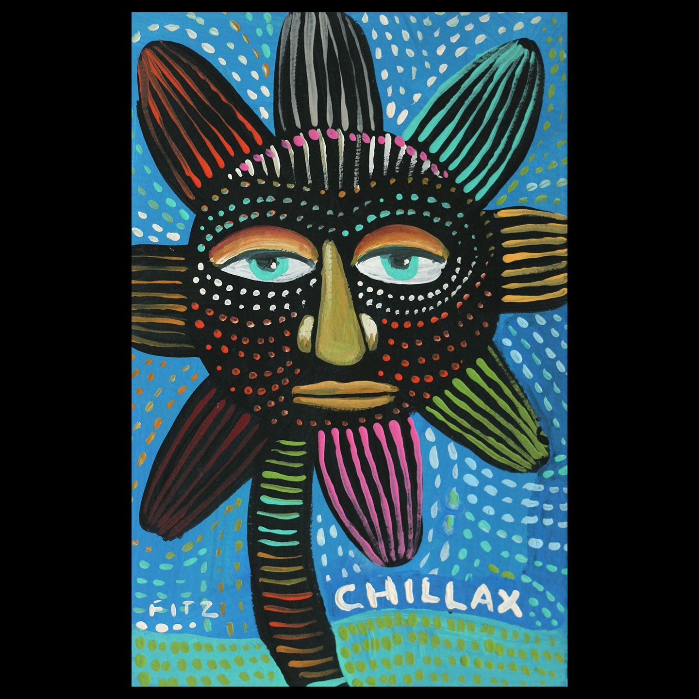 Chill postcard painting