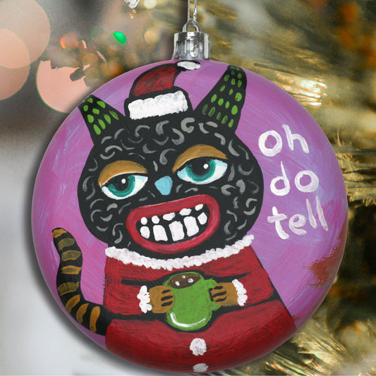 Oh Do Tell Christmas ornament