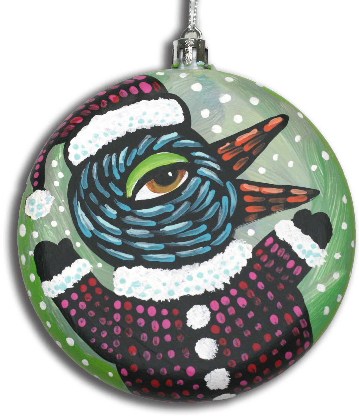 White Christmas Bird Christmas ornament