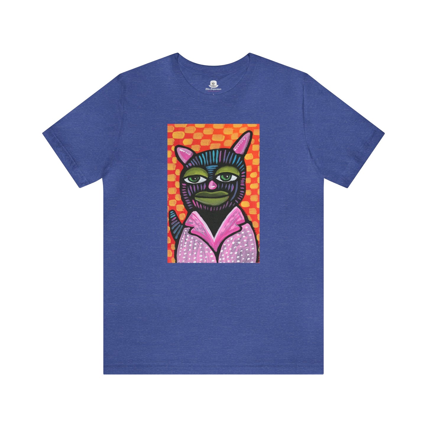 Cool Cat painting short sleeve tee
